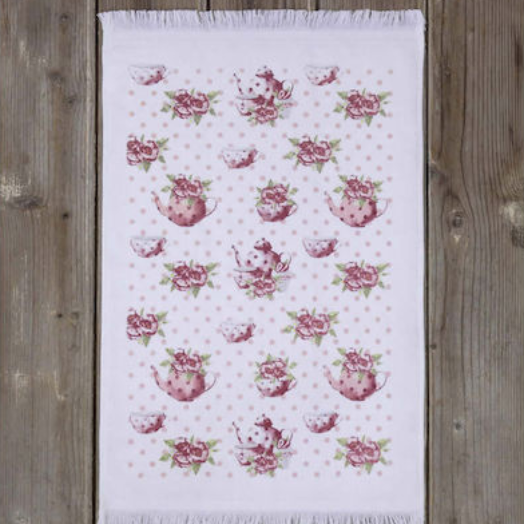 Πετσέτα Κουζίνας 100% Βαμβάκι 70x50cm Τea Time - Nima - MyHouseandKids