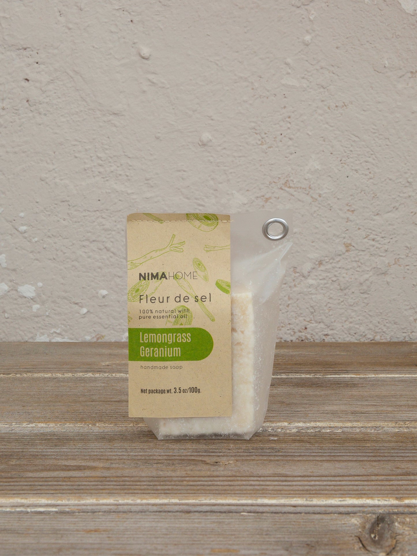 Σαπούνι χειροποίητο 100g - Lemongrass / Geranium