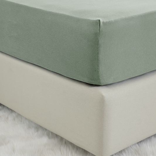 Σεντόνι Ημίδιπλο με Λάστιχο 100x200+40εκ. Tender Rock Green - Nima - MyHouseandKids