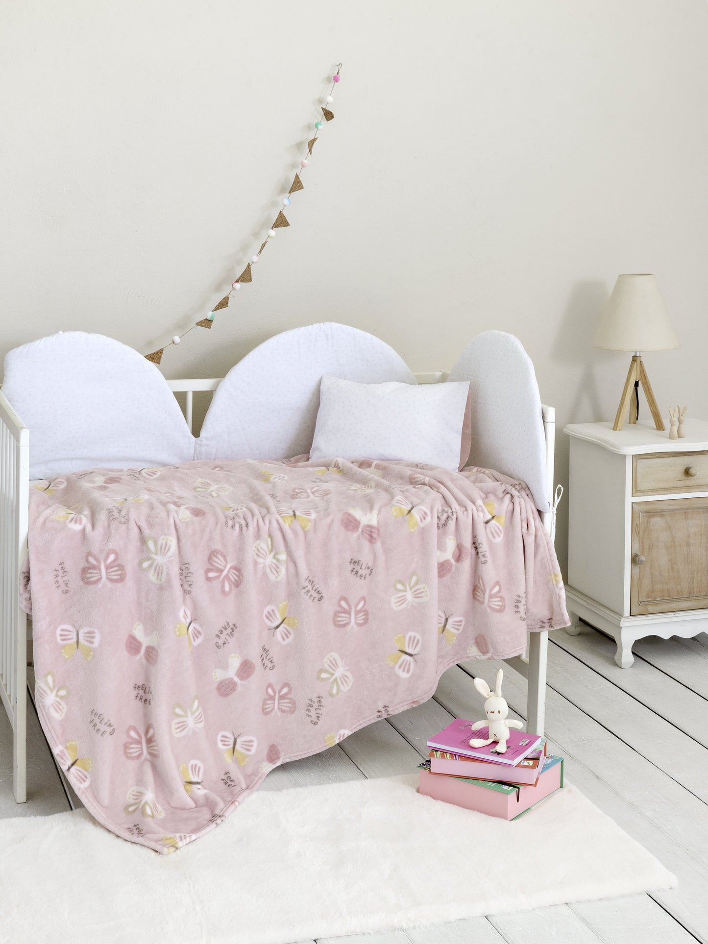 Κουβέρτα Κούνιας 110x150 - Papillon