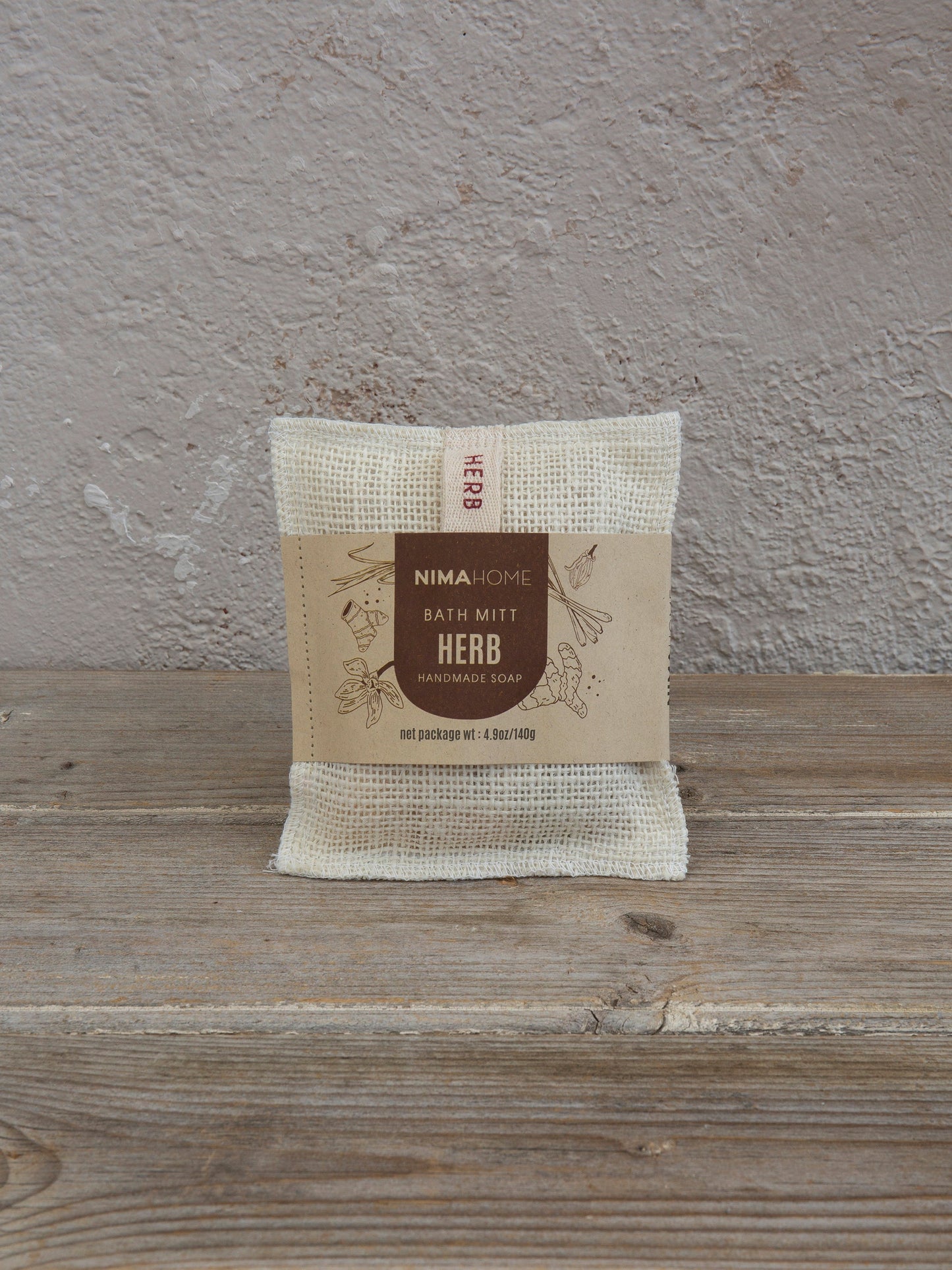 Σαπούνι/Σφουγγάρι απολέπισης 140g Wash Pad - Herb