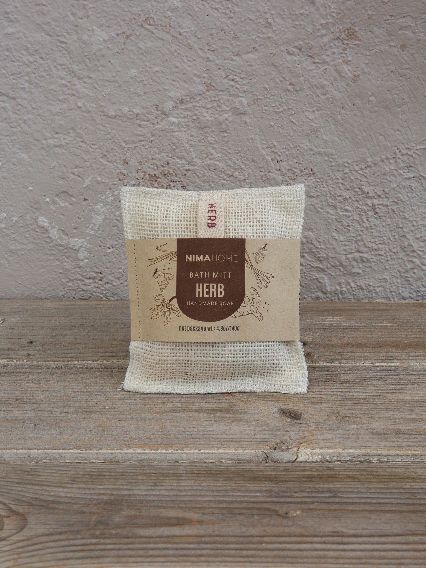 Σαπούνι/Σφουγγάρι απολέπισης 140g Wash Pad - Herb