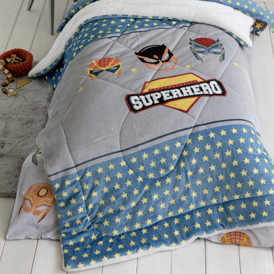 Κουβέρτα/Πάπλωμα Μονό 160×220 – Superheroes - Nima - MyHouseandKids