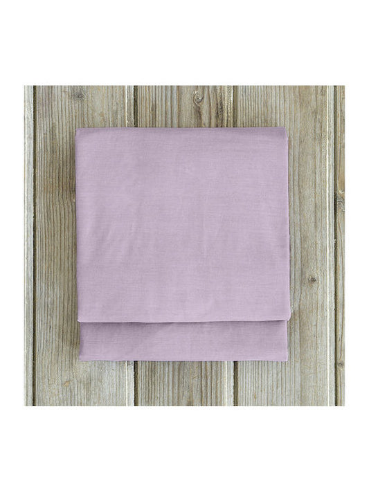 Σεντόνι Μονό 160x260cm Unicolors Pale Mauve - NimaHome - MyHouseandKids