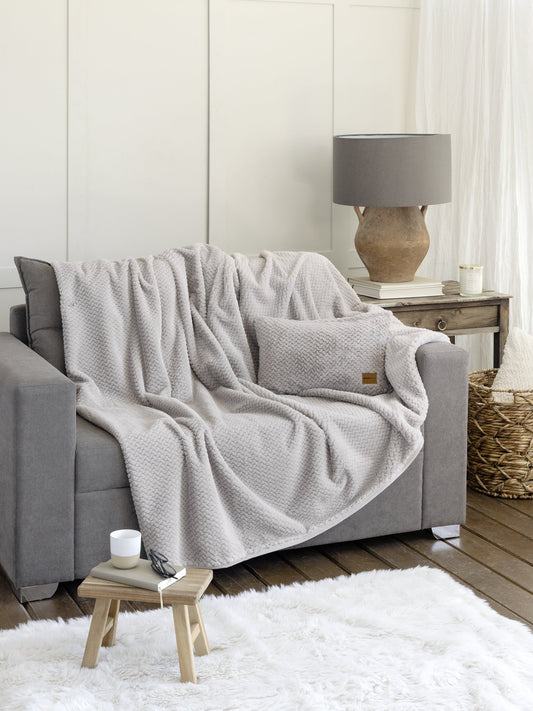 Ριχτάρι Αντιολισθητικό 180x180 - Snuggle Light Gray