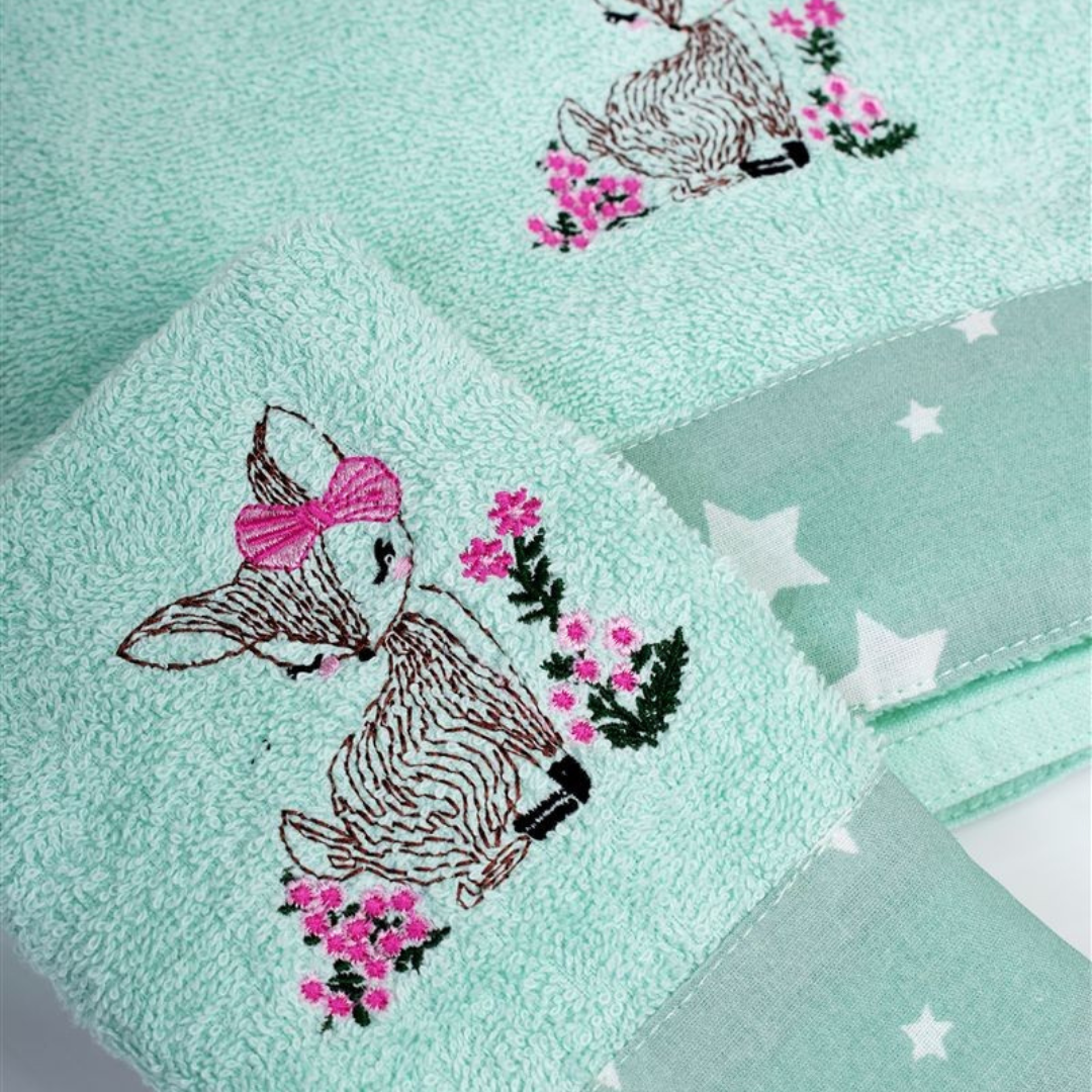 Βρεφικές Πετσέτες Σετ 2τμχ Bebe Deer Dimcol - Dimcol - MyHouseandKids