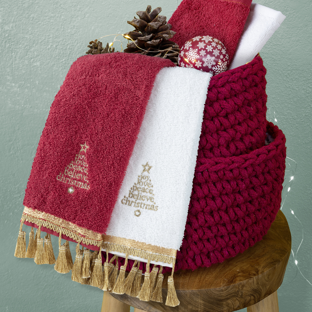 Χριστουγενιατικες Πετσέτες Σετ 2 Τεμ. Believe - Nima - MyHouseandKids