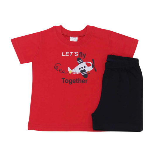 Βρεφικό Σετ 2 Τεμ. Κόκκινο - Prod - MyHouseandKids