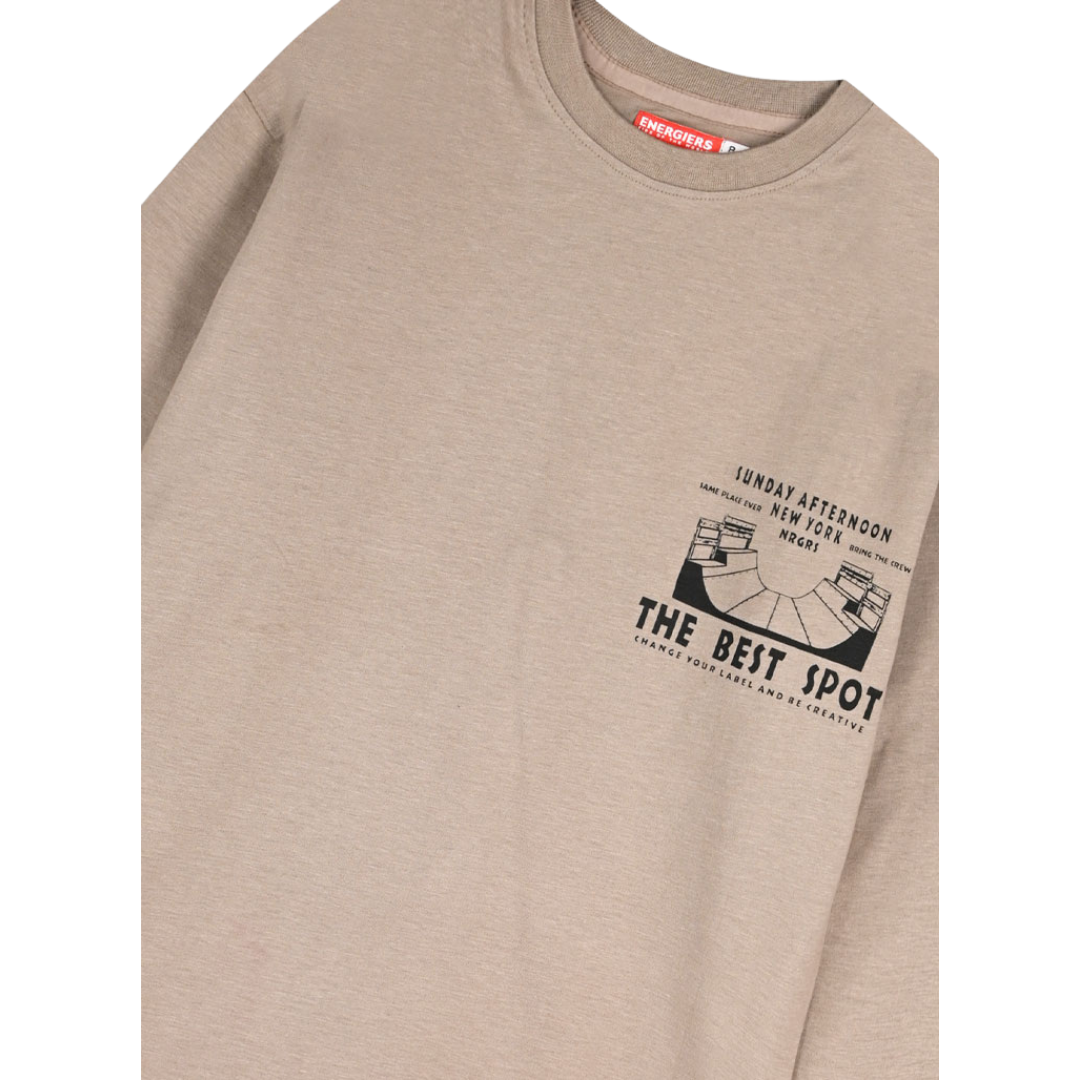 Μπλούζα Μακρυμάνική Μπεζ