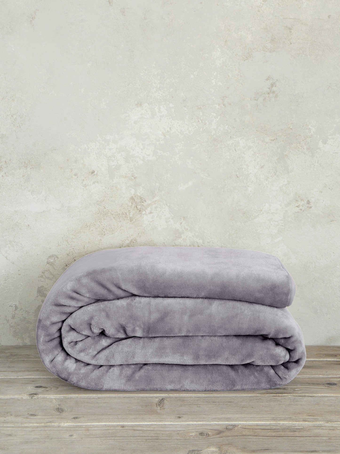 Κουβέρτα Βελουτέ Υπέρδιπλη 220x240 Coperta - Smoky Lilac