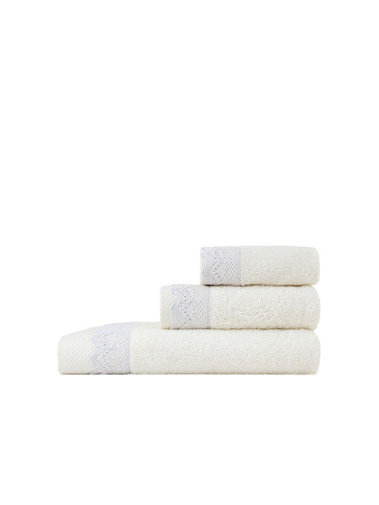 Πετσέτες Μπάνιου Σετ 3τμχ Demur Off White 480gr/m² - Nima - MyHouseandKids