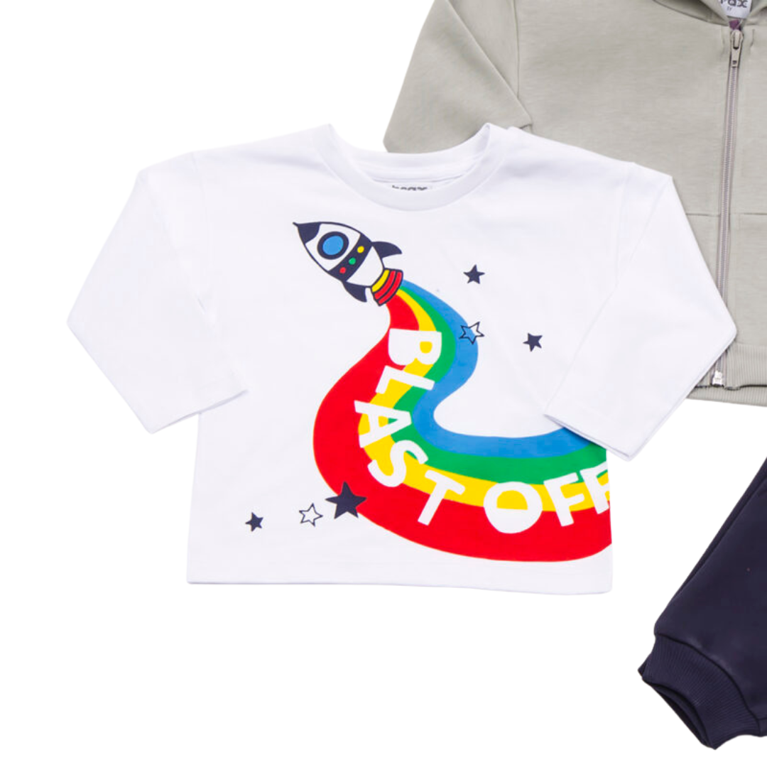 Φόρμα Φουτερ Σετ 3 Τεμ Γκρι - Trax - MyHouseandKids