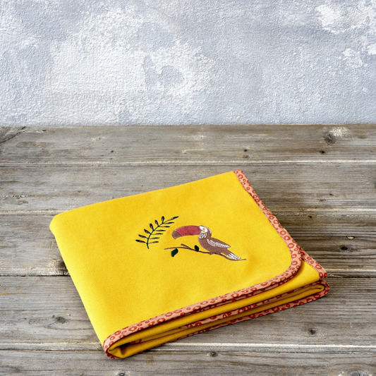 Κουβέρτα Κούνιας 4 Eποχών Caramel Forest 110x140cm - Νima - MyHouseandKids