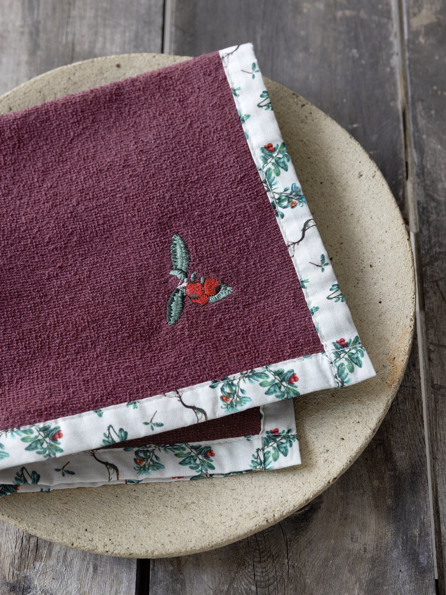Πετσέτα Κουζίνας 40x40 - Cranberry Love