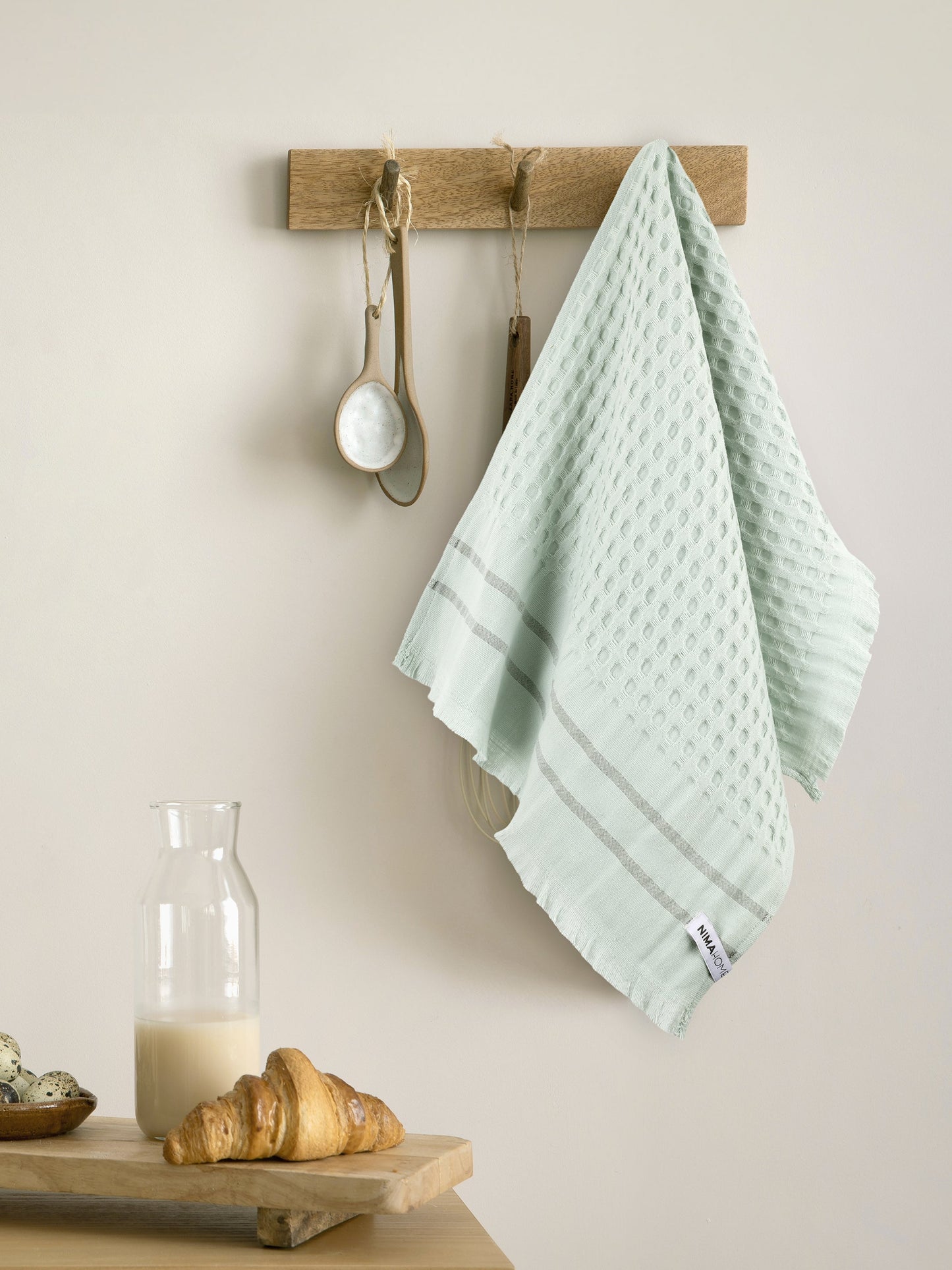 Πετσέτα Κουζίνας 40x60 - Waffle Mint