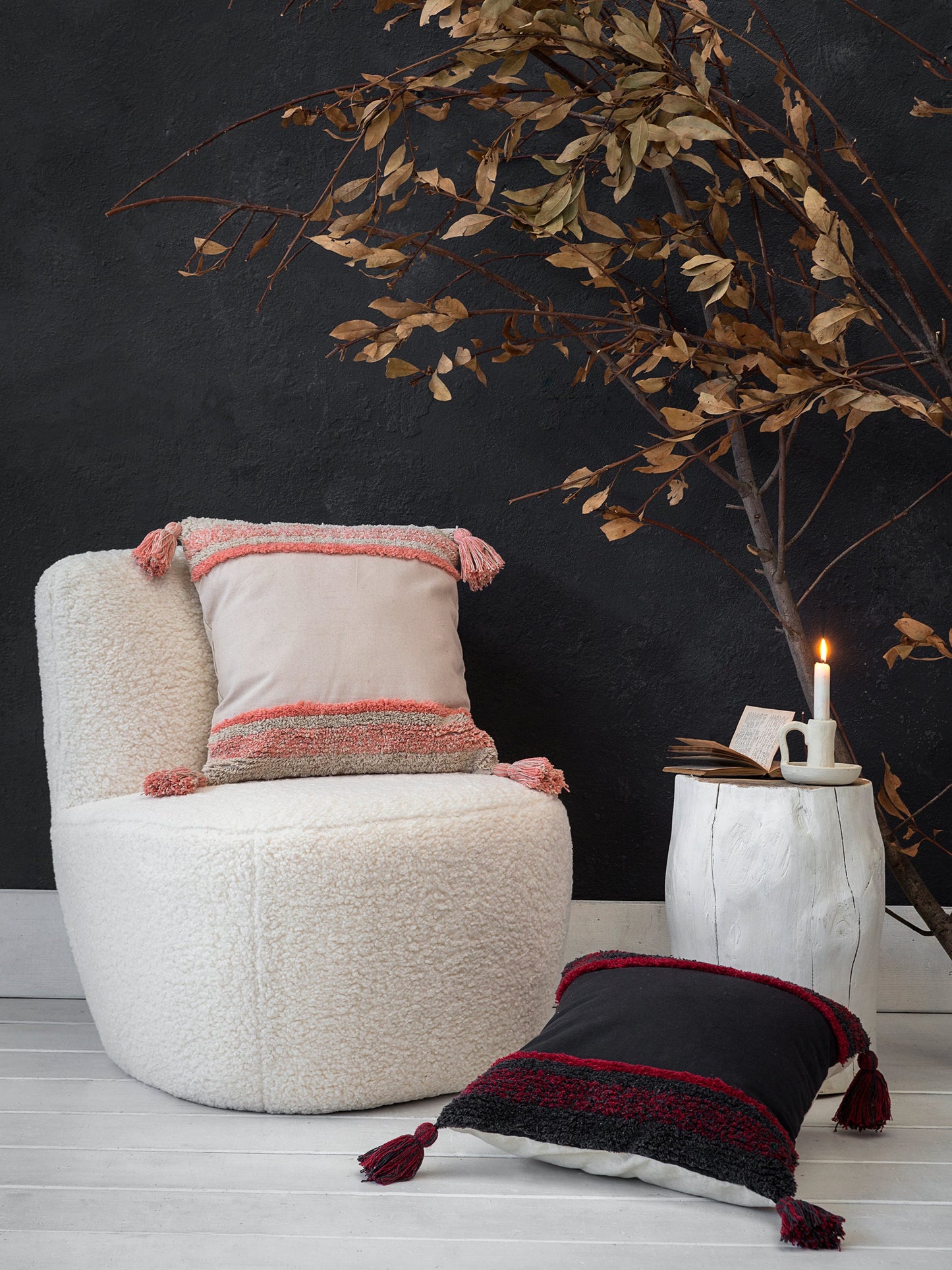 Διακοσμητικό μαξιλάρι 45x45 - Janelle Dark Gray