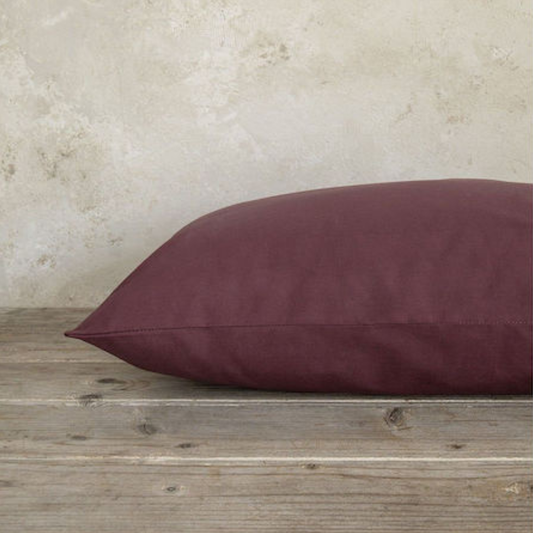 Μαξιλαροθήκη 52x72εκ. Deep Bordeaux Unicolors - Kocoon - MyHouseandKids