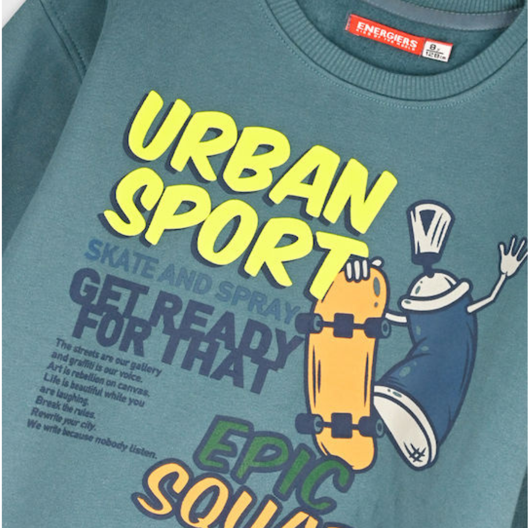 Φόρμα Φουτερ Μπλε "Urban Sport" Energiers 13-125085-0-urban-sport-energiers-13-125085-0-paidikarouxa-forma-fouter-xeimerina-vamvakera-mple-petrol-agori-energiers-myhouseandkids