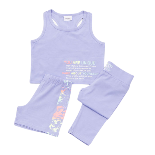 Aθλητικό Σετ 3 Τεμ. Λεβάντα - Trax - MyHouseandKids