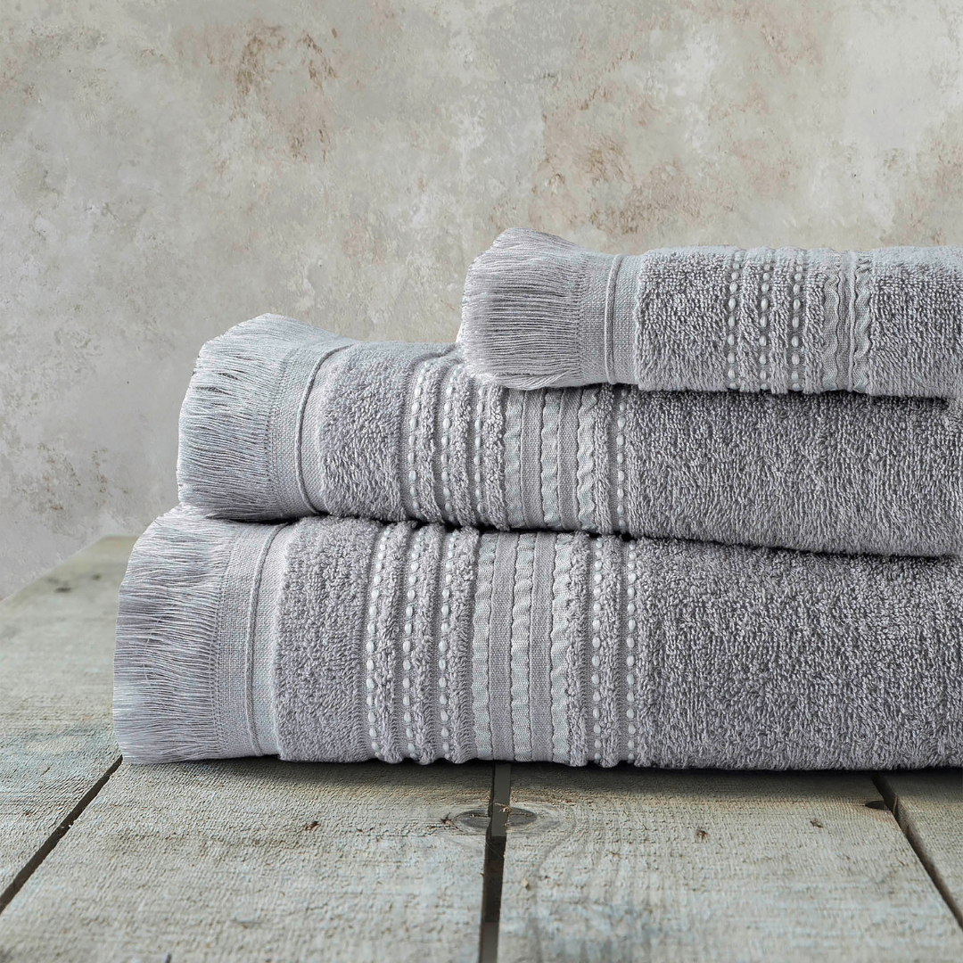 Πετσέτα Χεριών Γκρι Allora Nima Home - NimaHome - MyHouseandKids
