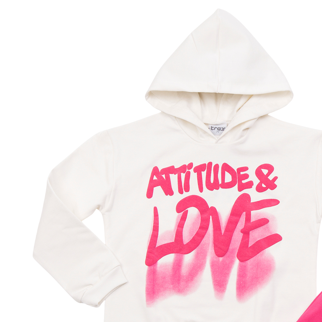 Φόρμα Φούτερ Attitude & Love - Trax - MyHouseandKids