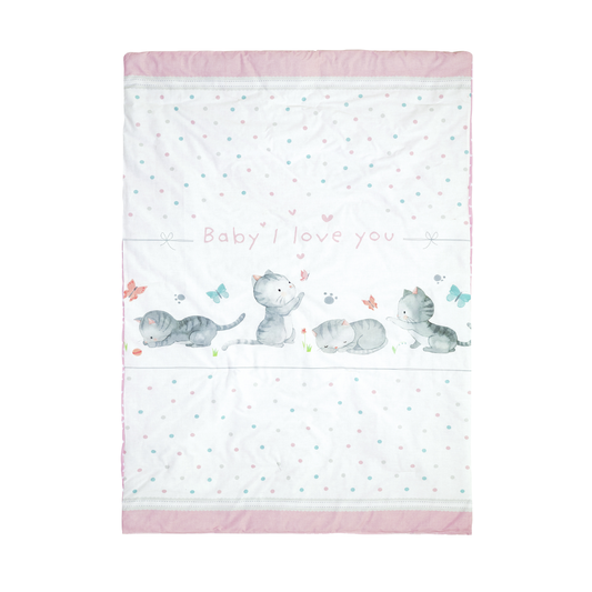 Κουβερλί Κούνιας Baby Love 100x140cm - NimaHome - MyHouseandKids