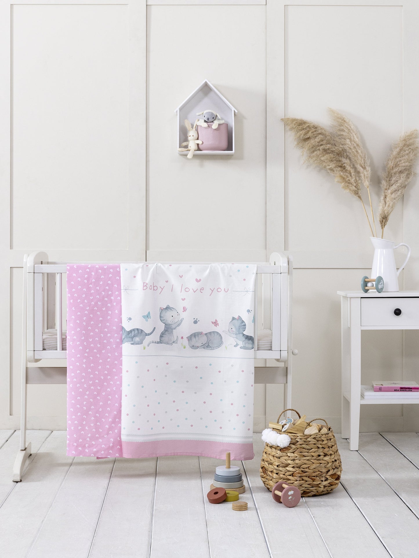 Σετ Σεντόνια Λίκνου - Baby Love