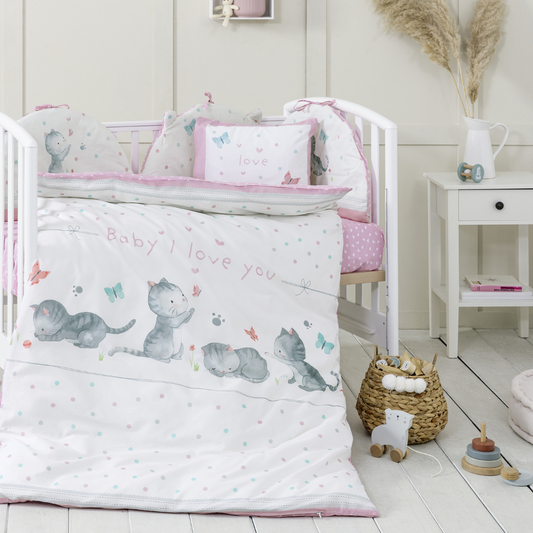 Κουβερλί Κούνιας Baby Love - NimaHome - MyHouseandKids