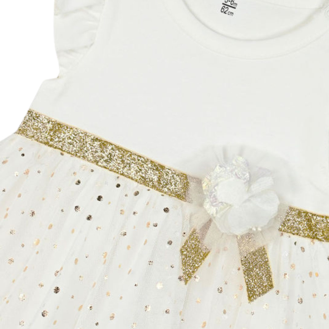 Φόρεμα Bebe Τούλινο Εκρού - Energiers - MyHouseandKids