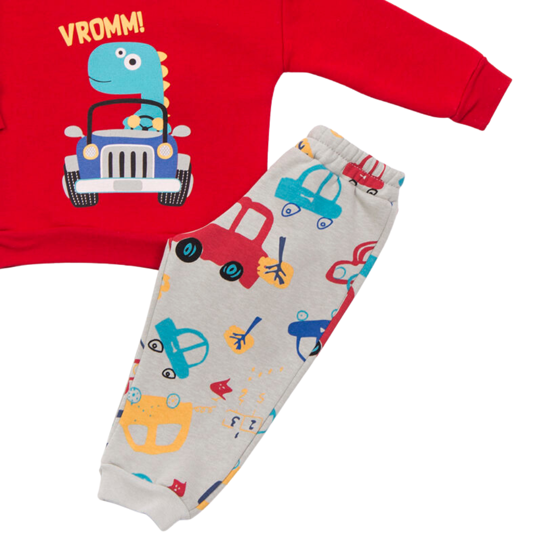 Φόρμα Φούτερ Bebe Kόκκινο - Trax - MyHouseandKids