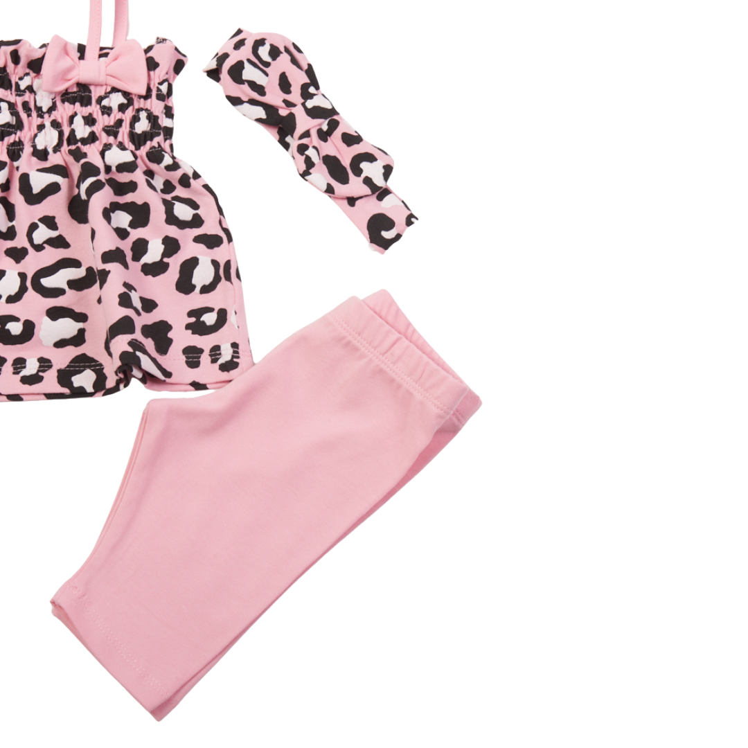 Σετ Bebe Βαμβακερό Κουφετί + Ασορτι Κορδέλα - Τrax - MyHouseandKids