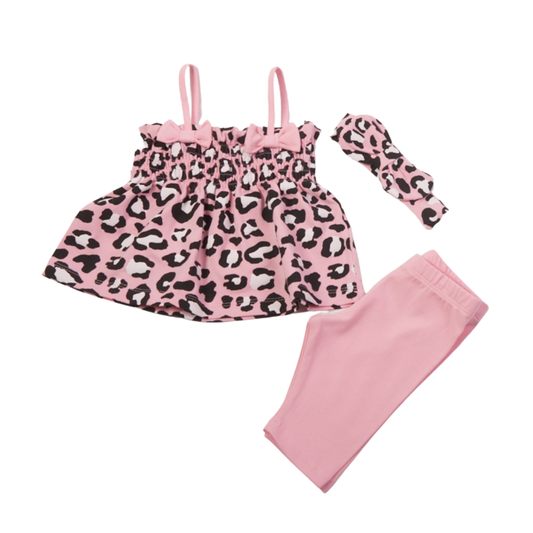 Σετ Bebe Βαμβακερό Κουφετί + Ασορτι Κορδέλα - Τrax - MyHouseandKids