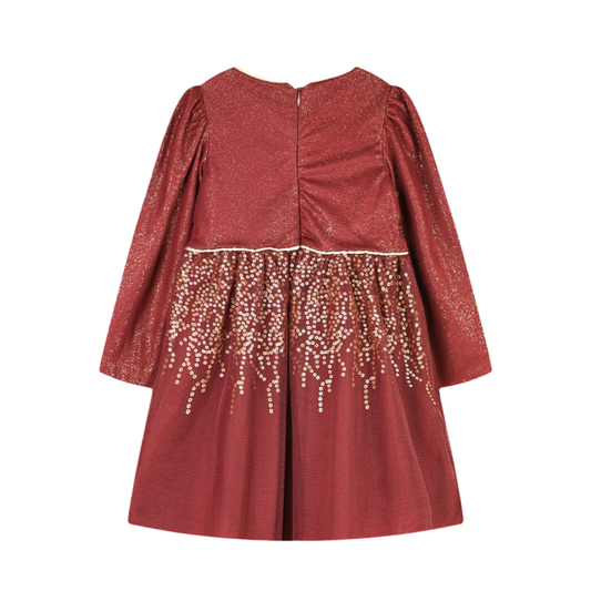 Φόρεμα Bordeaux Glitter - Energiers - MyHouseandKids