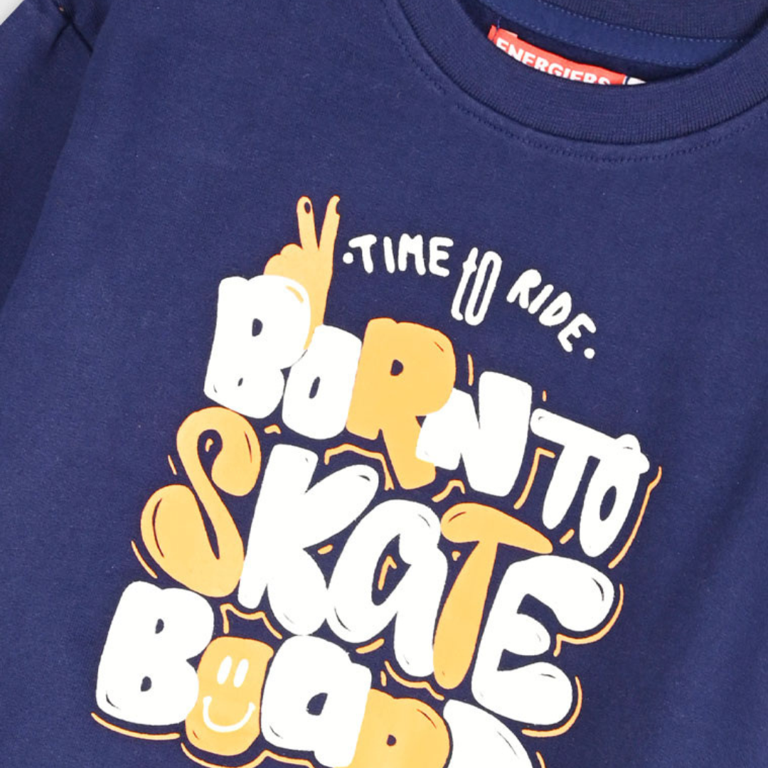 Φόρμα Φουτερ Μπλε "Born To Skate" - Energiers - MyHouseandKids