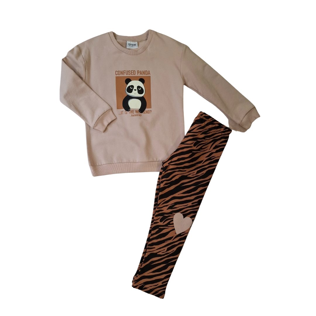 Σετ με Κολάν "CONFUSED PANDA" - Trax - MyHouseandKids