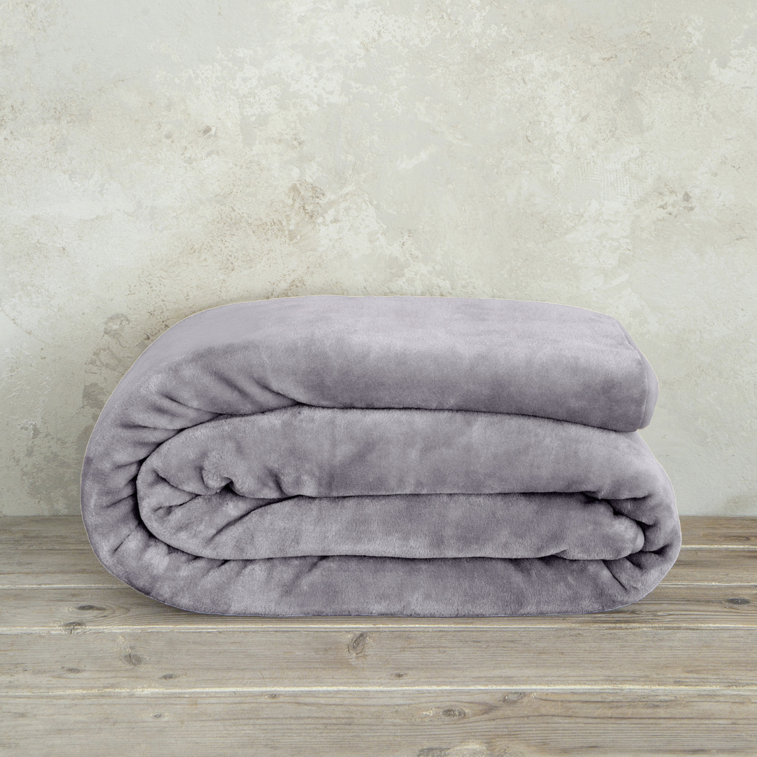 Κουβέρτα Βελουτέ Μονή Coperta Smoky Lilac Nima Home - Nima - MyHouseandKids