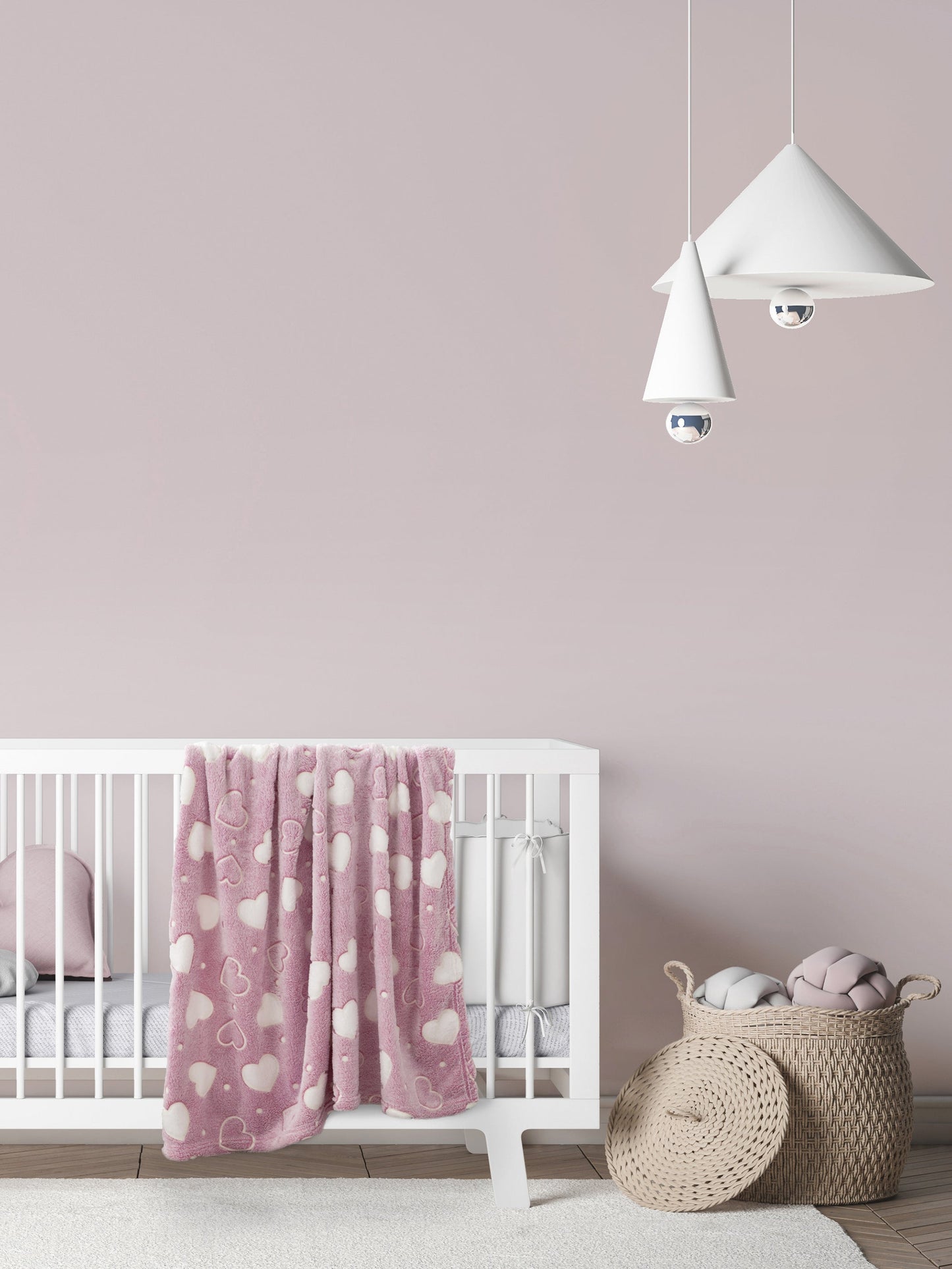 Κουβέρτα Λίκνου Darling Fleece Γκρι 80x110εκ. Nima 5206482080393 - Nima - MyHouseandKids