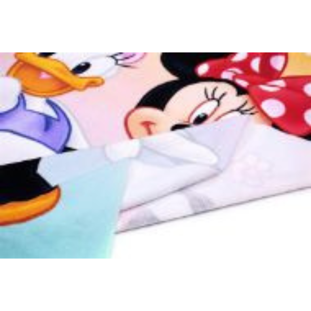 Disney Πετσετα Θαλασσης Minnie-Daisy Κοκκινη Microfiber - ΝimaHome - MyHouseandKids