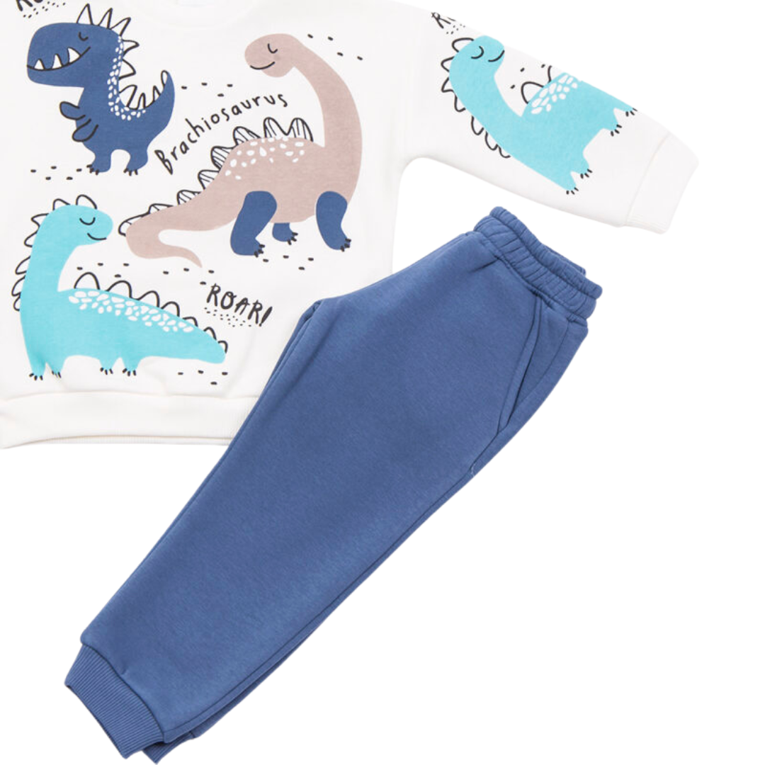 Φόρμα Φούτερ Eκρού - Trax - MyHouseandKids