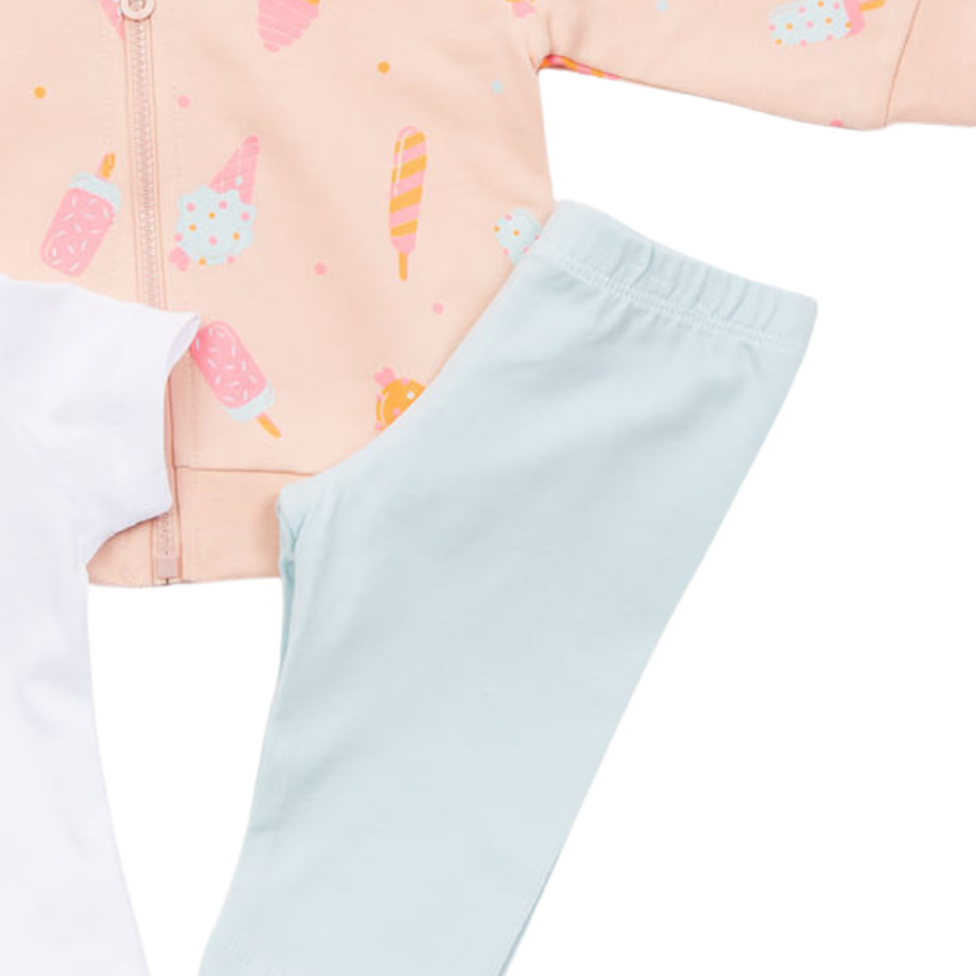 Βebe Σετ 3 Τεμ Αχνούδιαστο Σομόν - Trax - MyHouseandKids
