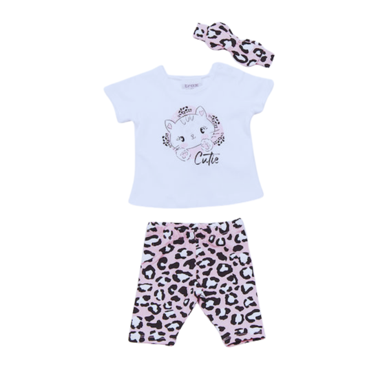 Σετ Βebe Λευκό + Ασορτι Κορδέλα Μαλλιών - Trax - MyHouseandKids