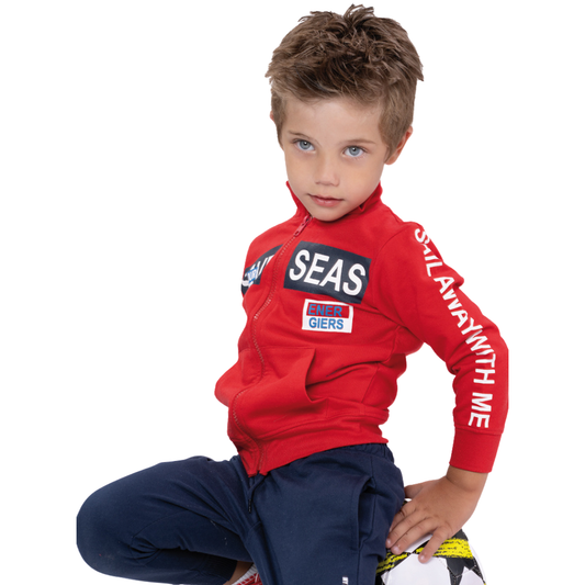 Παιδικό Σετ Φόρμας Λεπτό Αχνούδιαστο Μπλε Energiers 12-226165-0 -