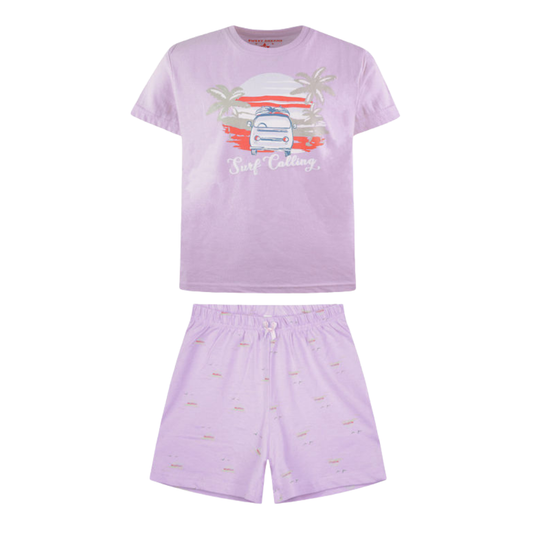 Πυζάμα Βαμβακερή Λιλά Energiers 36-223201-9 - Energiers - MyHouseandKids