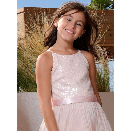 Φόρεμα Τούλινο Με Παγιέτες Ροζ Απαλό Energiers 46-226280-7 - Energiers - MyHouseandKids