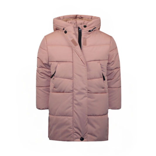 Μπουφάν Αδιάβροχο Μακρύ με Κουκούλα Ροζ - Energiers - MyHouseandKids