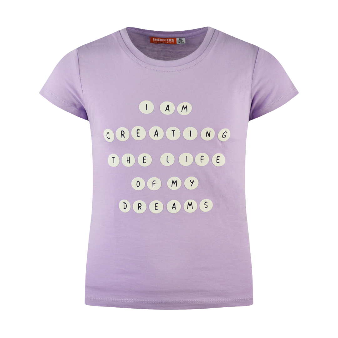 Μπλούζα Κοντομάνικη Λιλά - Energiers - MyHouseandKids