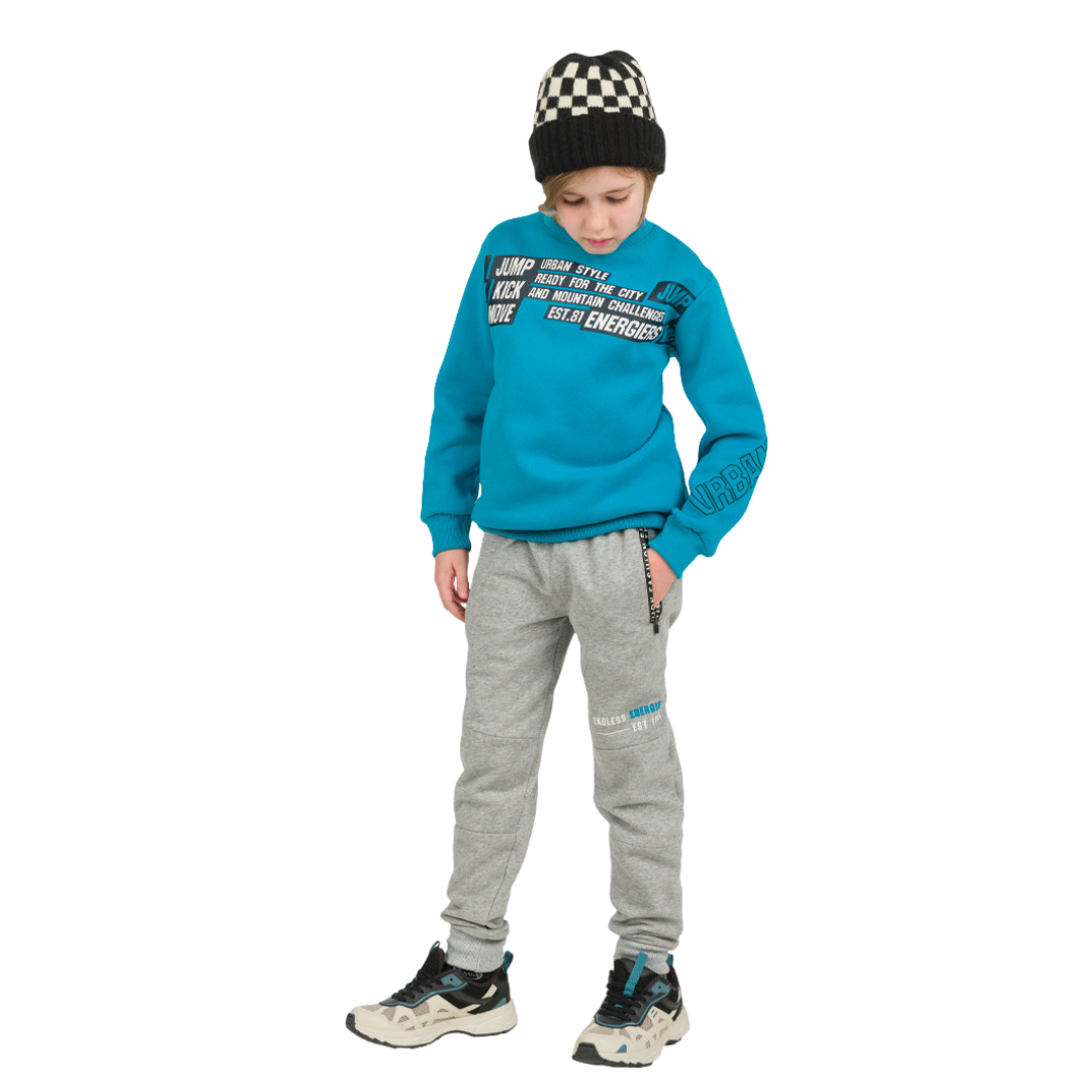Φόρμα Φούτερ Γκρι - Energiers - MyHouseandKids