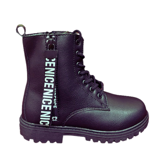 Μποτάκι - Αρβυλάκι Με Φερμουάρ Μαύρο - Fenecia - MyHouseandKids