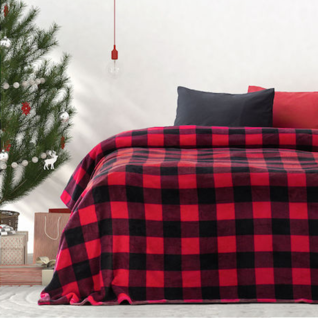 Κουβέρτα Fleece Jolly Κόκκινο - Kocoon - MyHouseandKids