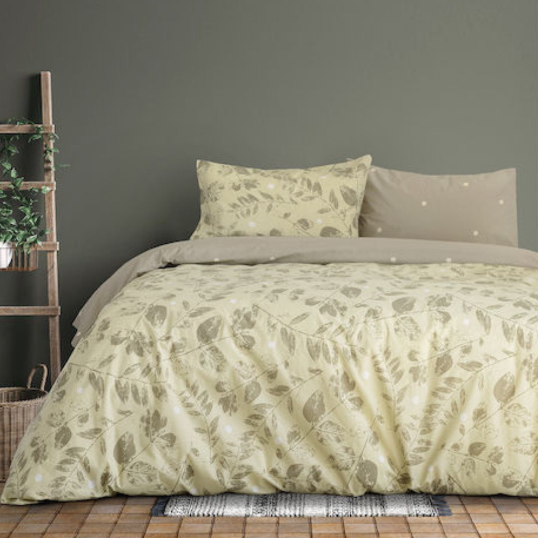 Σεντόνια Σετ Λάστιχο Fueglio Olive Green - NimaHome-Kocoon - MyHouseandKids